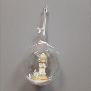 Precious Moments Collection Merry Dreams Glass Ball Holiday Ornament May Your Ch